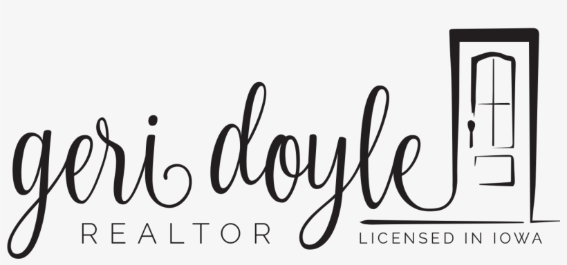 Geri Doyle Realtor Logo Black - Calligraphy, transparent png