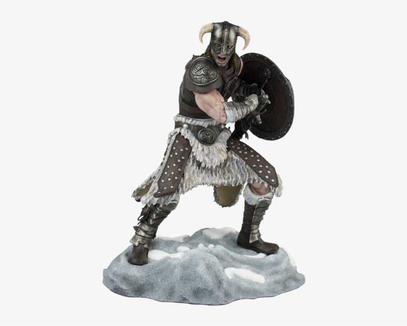 The Elder Scrolls V Skyrim Statue Dragonborn - Gaya Skyrim, transparent png
