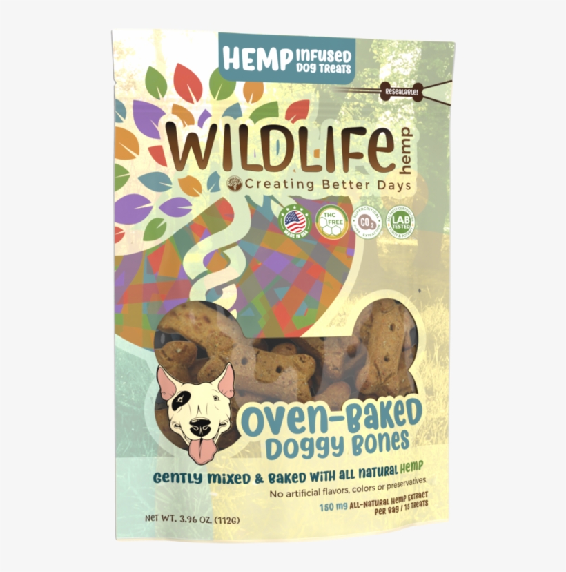 Cbd Larg Dog Bone Treats - Dog, transparent png