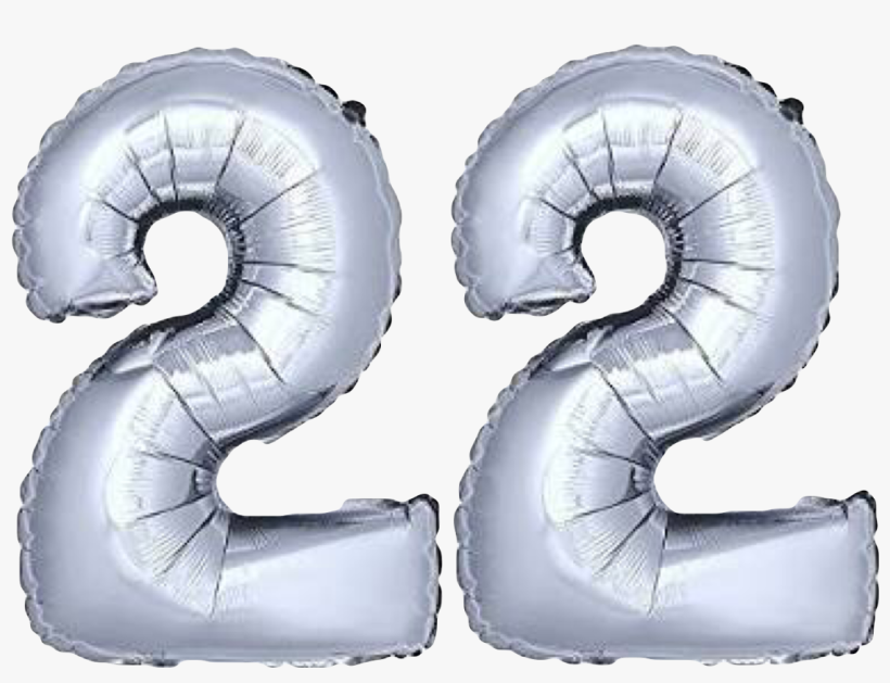 Png Globos 22 Numero Sticker Fiesta Party Happybirthday, transparent png
