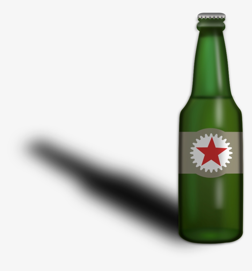 Open Beer Bottle Png - Green Beer Bottle Clip Art, transparent png