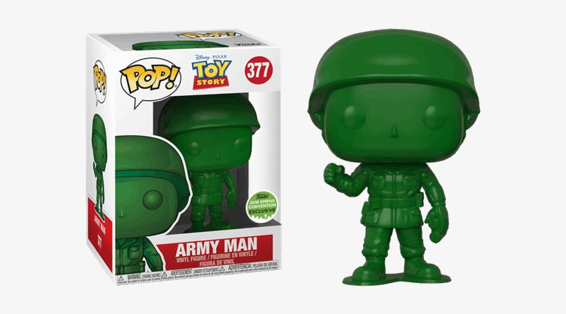 Army Man Eccc18 Exclusive Pop Vinyl Figure - Green Army Man Funko Pop, transparent png