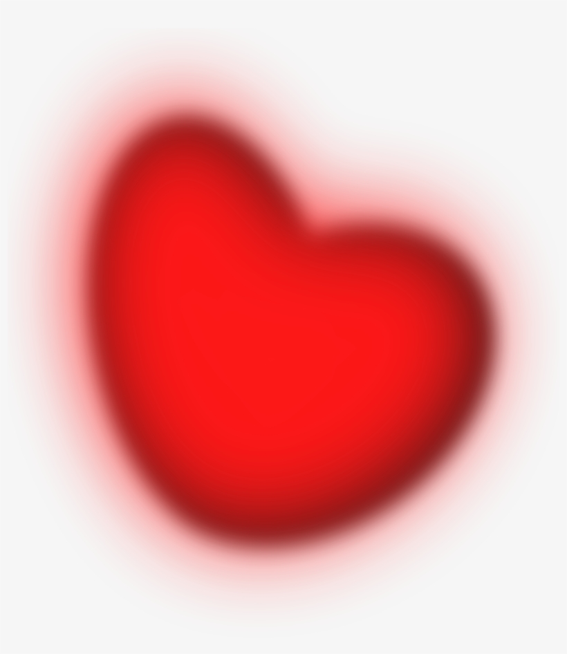 Blur Clipart Love Heart - Animation Heart Love Png, transparent png