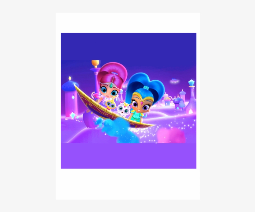 Shimmer And Shine - Shimmer And Shine On Carpet, transparent png