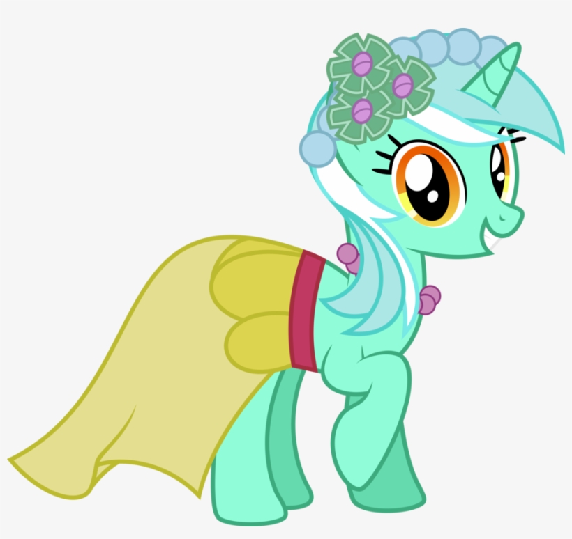 Fanmade Lyra Heartstrings Wedding Bridemaid By Anbolanos91 - My Little Pony Lyra, transparent png