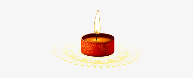 Diwali Clipart Candle - Diwali Candle Png, transparent png