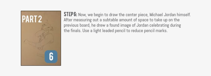 We Begin To Draw The Center Piece, Michael Jordan - Drawing, transparent png