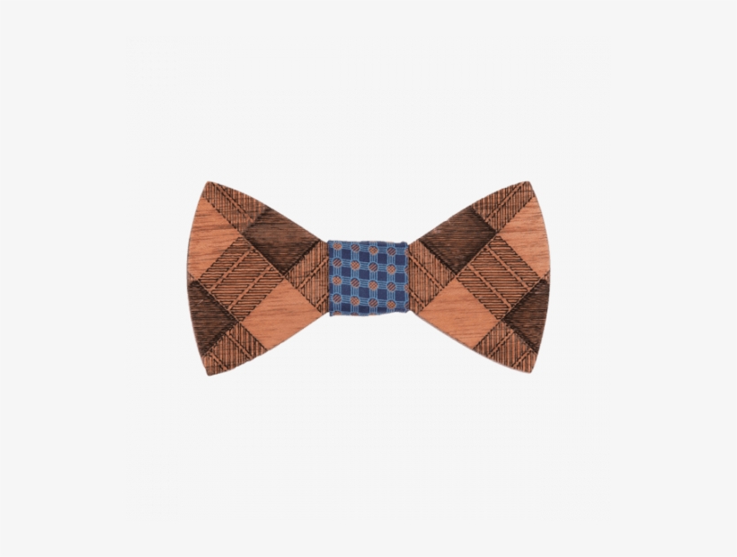 Vintage Wooden Bowtie - Bow Tie, transparent png