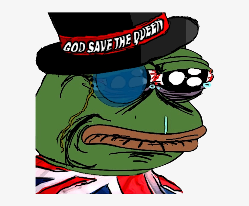 Vrdodfk - God Save The Queen Pepe, transparent png