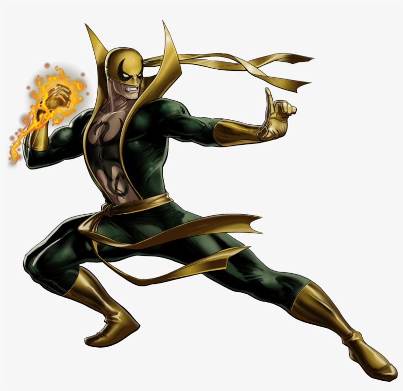 Iron Fist Portrait Art - Heroes Marvel Avengers Alliance, transparent png