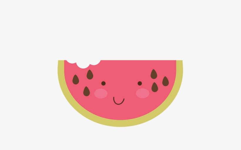 Cute Watermelon Summer Clip Art Almales - Cute Watermelon Clipart, transparent png