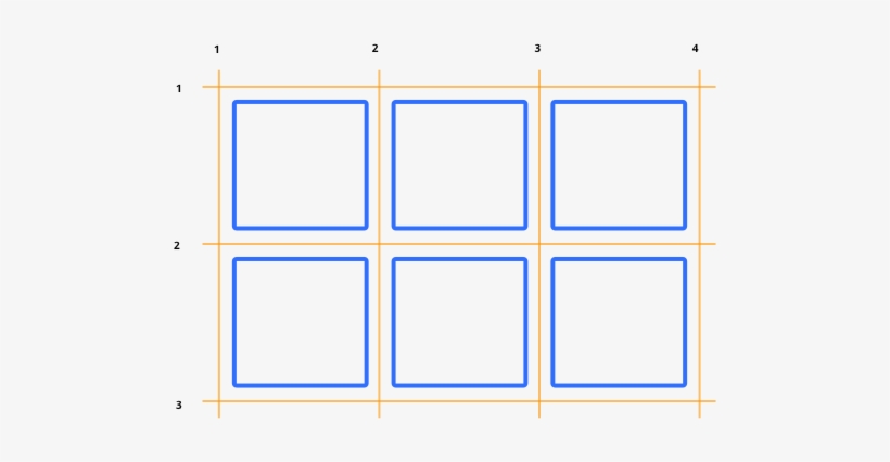 Grid Lines Are Numbered Left To Right And Top To Bottom - Electric Blue, transparent png