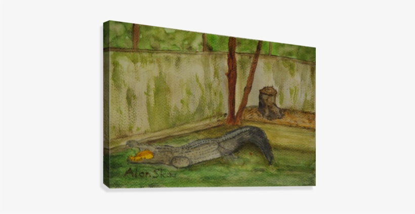 Art - Crocodile - - Painting, transparent png