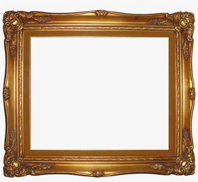 Frame Gold Png Free Icons And Backgrounds - Gold Picture Frames Png, transparent png