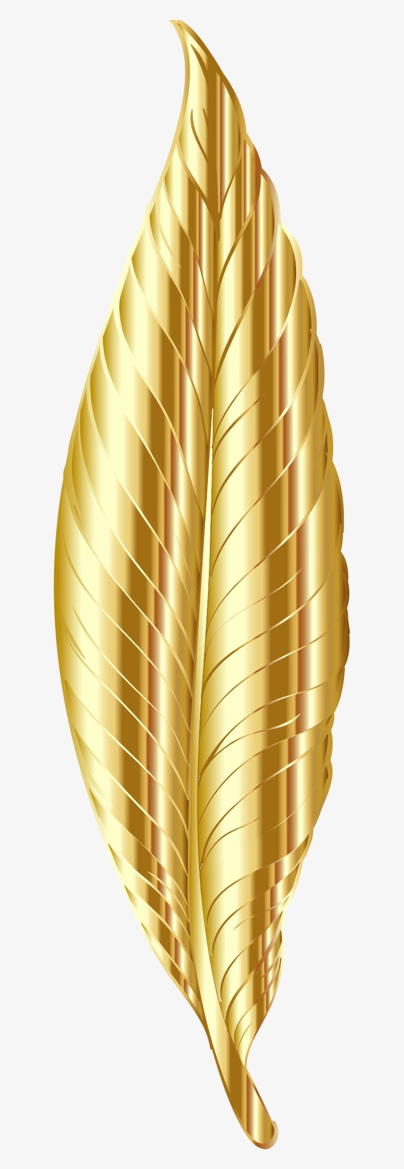 This Free Icons Png Design Of Gold Feather, transparent png