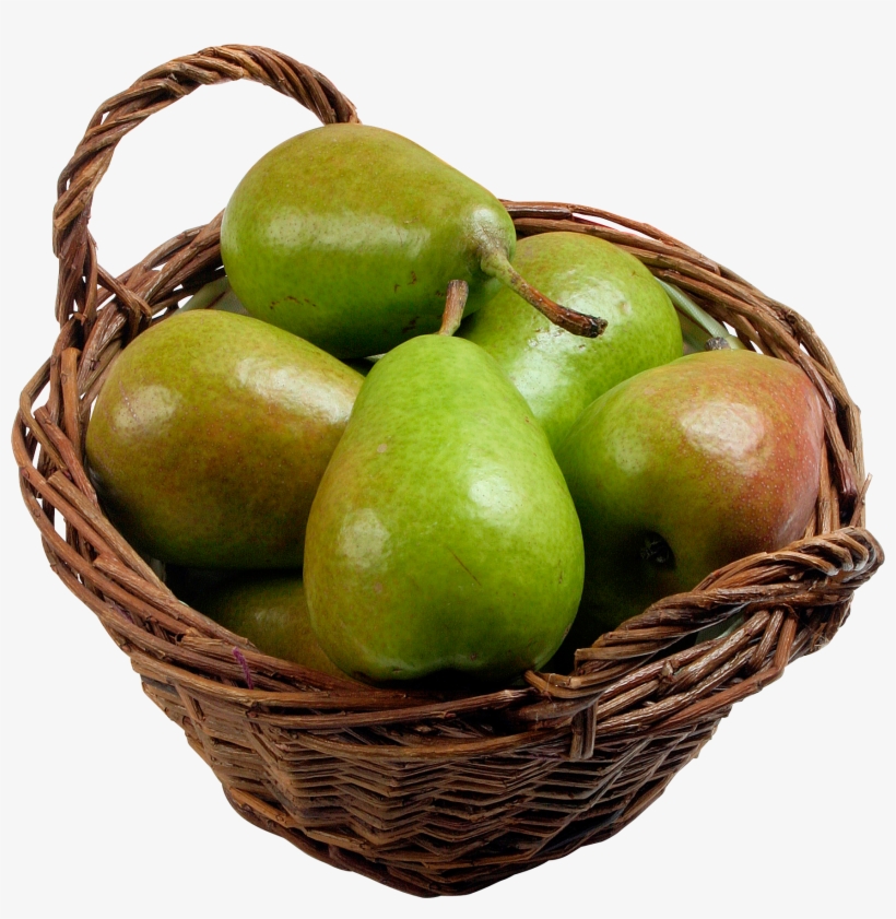 Pears In A Basket, transparent png
