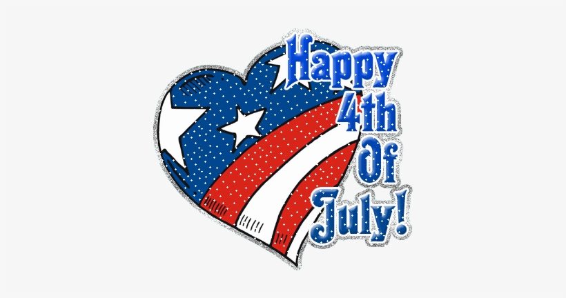 Happy Fourth Of July-6817 Medium - Happy 4th Of July Gif, transparent png
