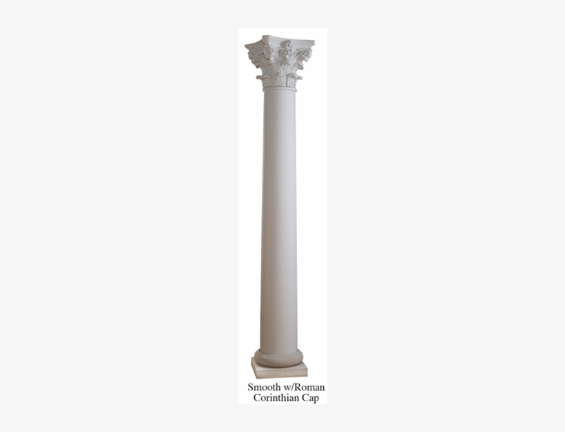 Smooth W-roman Corinthian Cap - Corinthian Order, transparent png