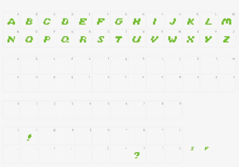 Font Smw Hud Name Font Preview - Font, transparent png