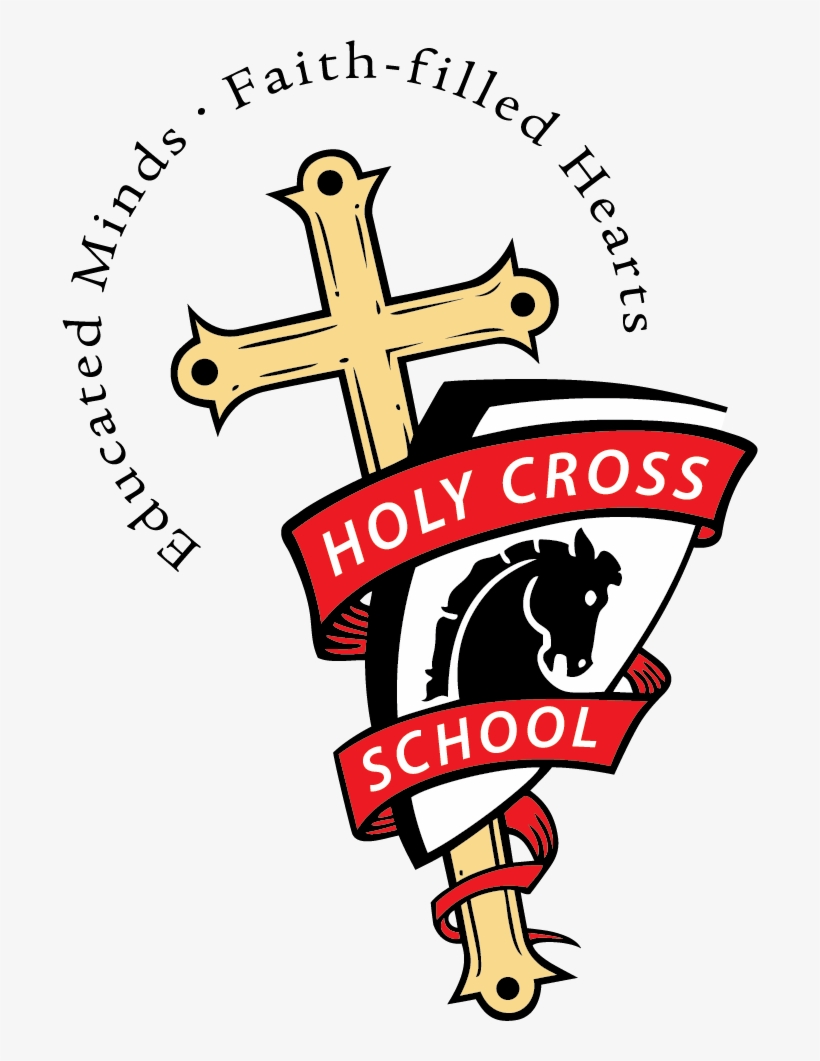 Holy Cross School Logo - School, transparent png