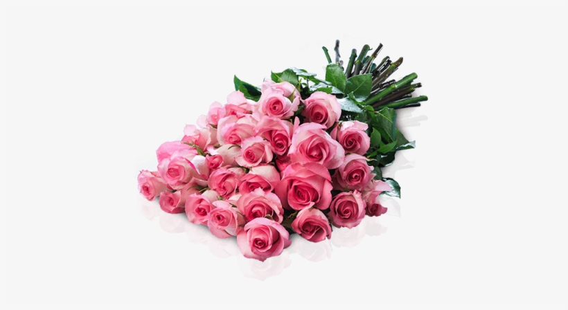 Beso De Marylin - Jarron Con 25 Rosas Rosas, transparent png