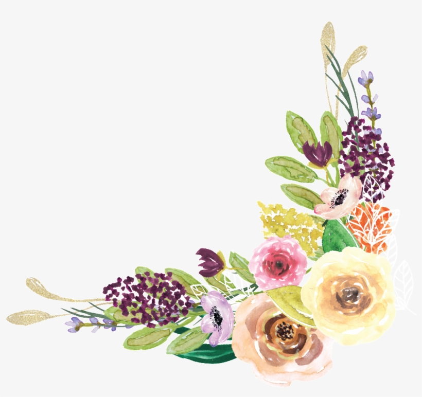Ramo De Flores De Diversas Flores Y Hierba De Empalme - Portable Network Graphics, transparent png