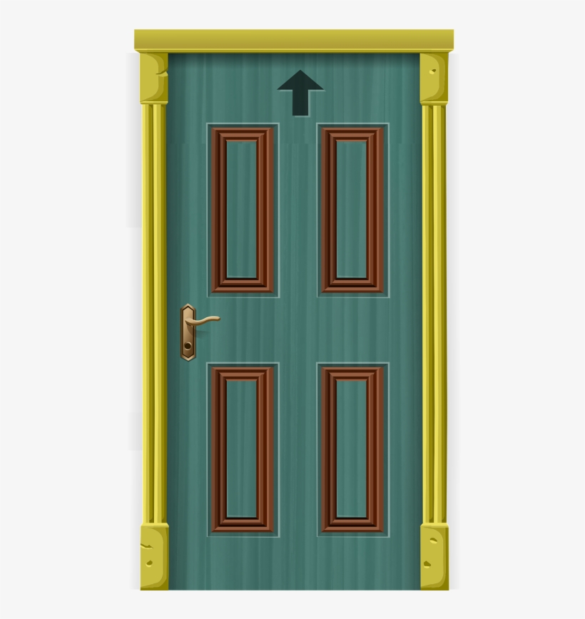 Door,entrance,front - House Door Vector Png, transparent png