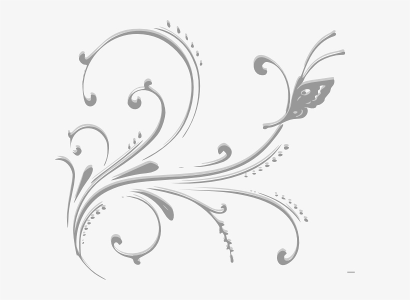 How To Set Use Flourish Gray Clipart, transparent png