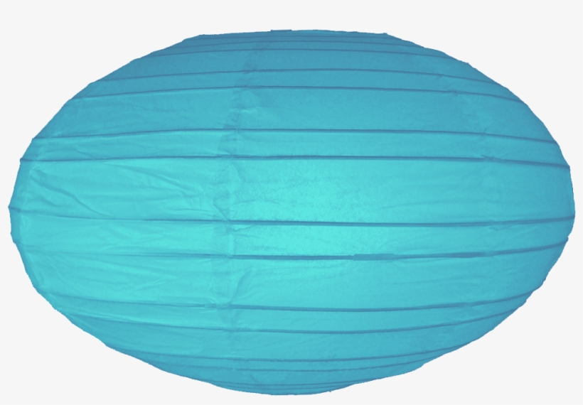 Teal Paper Lanterns - Oval, transparent png