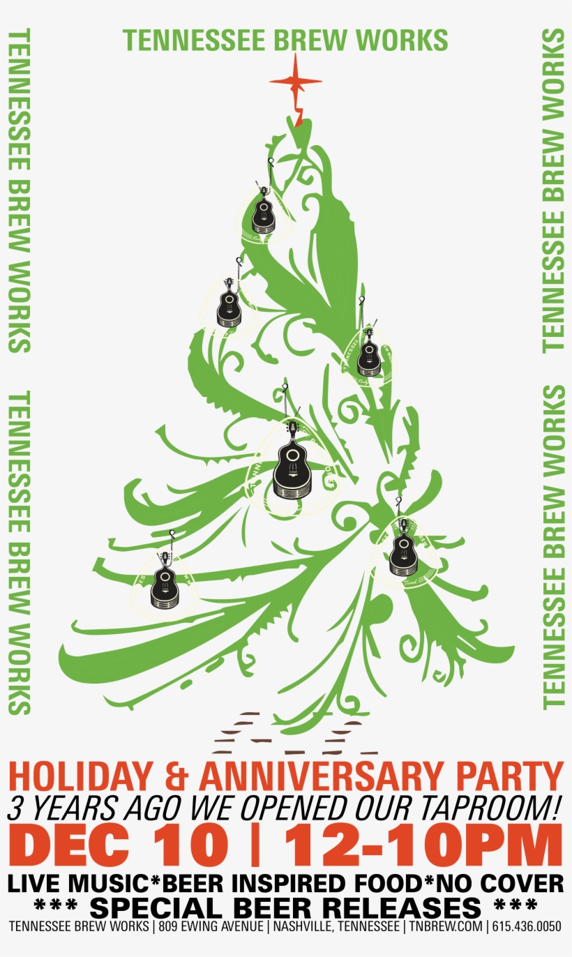 Tennessee Brew Works - Christmas Tree, transparent png