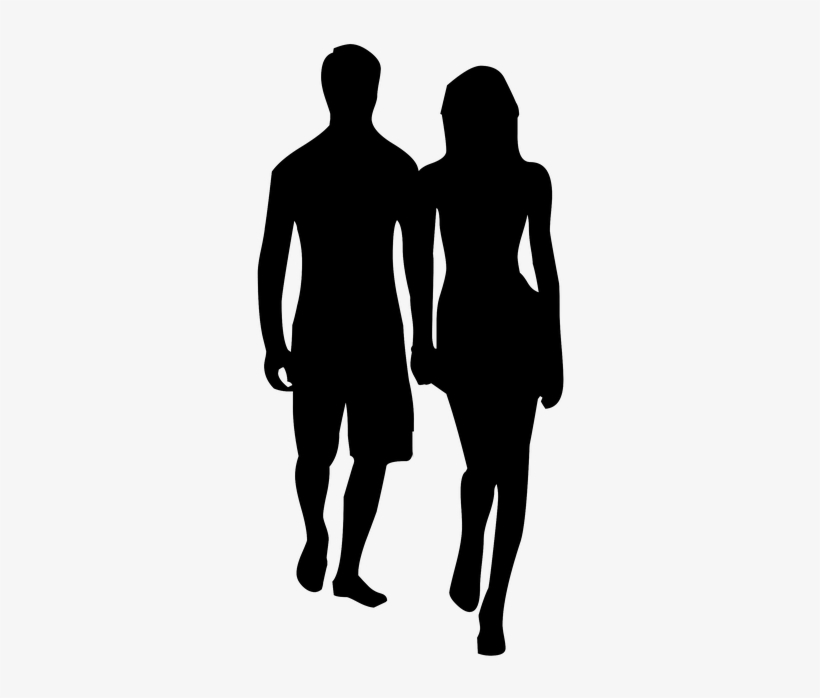 Couple - Couple Holding Hands Drawing, transparent png