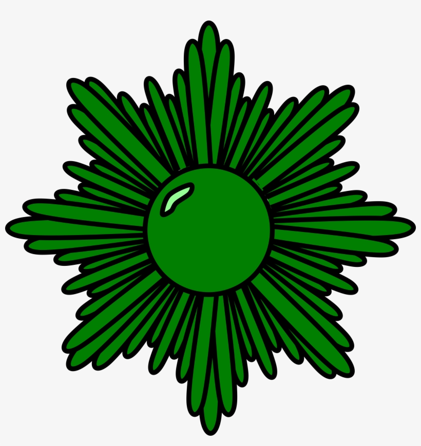 Green Starburst - Technic Icon, transparent png