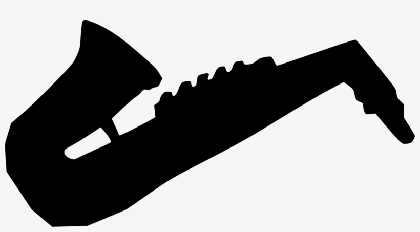 Computer Icons Saxophone Television Cartoon Silhouette - Saxophone Black Cartoon, transparent png