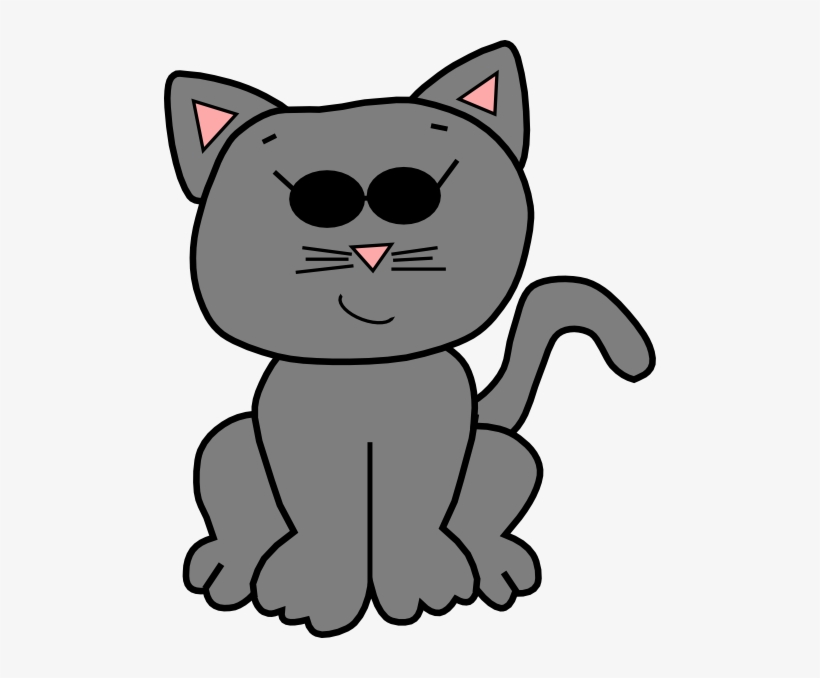 How To Set Use Gray Cool Icon Png - Cats Clip Art Sad, transparent png