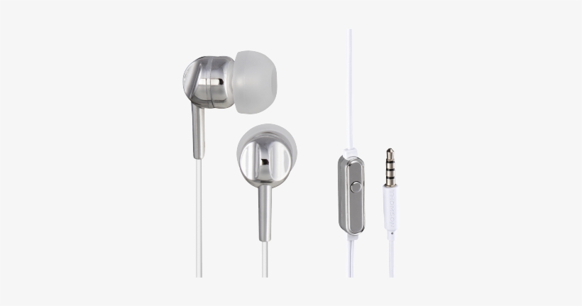 00132496 Ear3005s In-ear Earphones - Thomson Ear3005 Headphones In-ear, Silver, transparent png