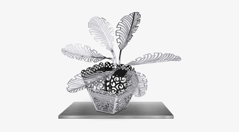 Picture Of Sago Palm Tree - F4u Corsair Metal Earth 3d Laser Cut Model, transparent png