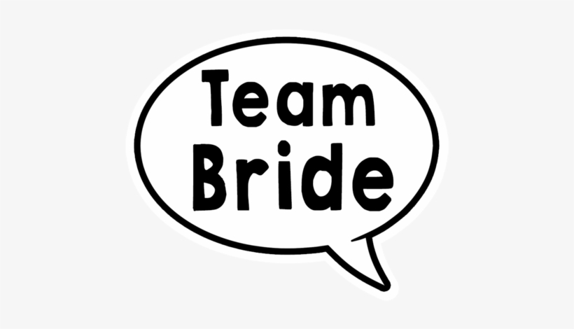 Team Bride/my Boo Speech Bubble, transparent png