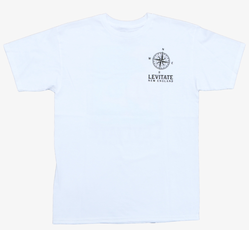 Nautical Compass Tee- White - Active Shirt, transparent png