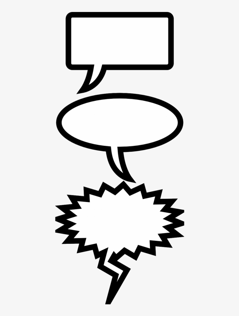 Speech ,commentating - Speech Bubbles, transparent png