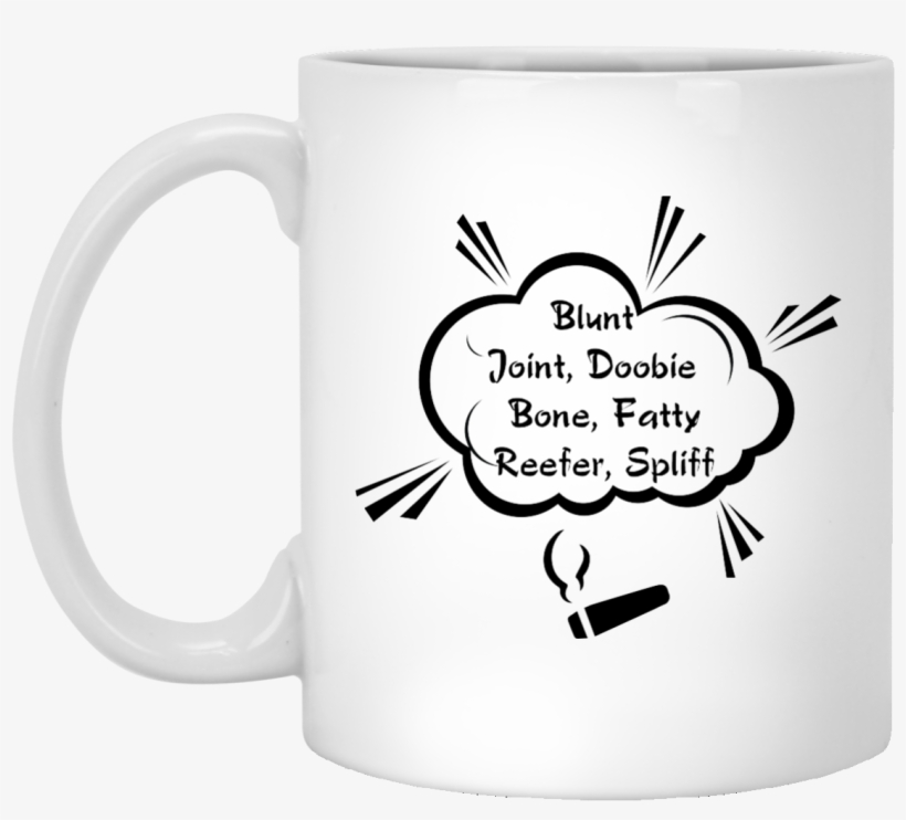 Blunt, Joint, Doobie Mug - Explosion White Bubble Png, transparent png