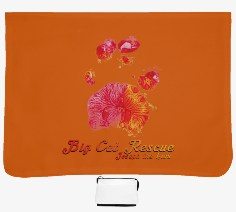 Joseph The Lion Paw Print Sb220 Large Shoulder Bag - Hibiscus, transparent png