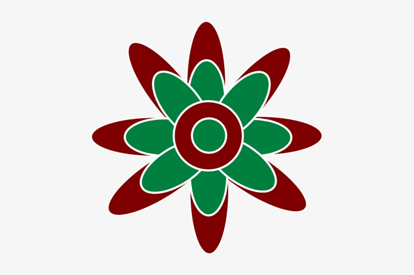 Christmas Flower Clipart - Pink Asterisk, transparent png