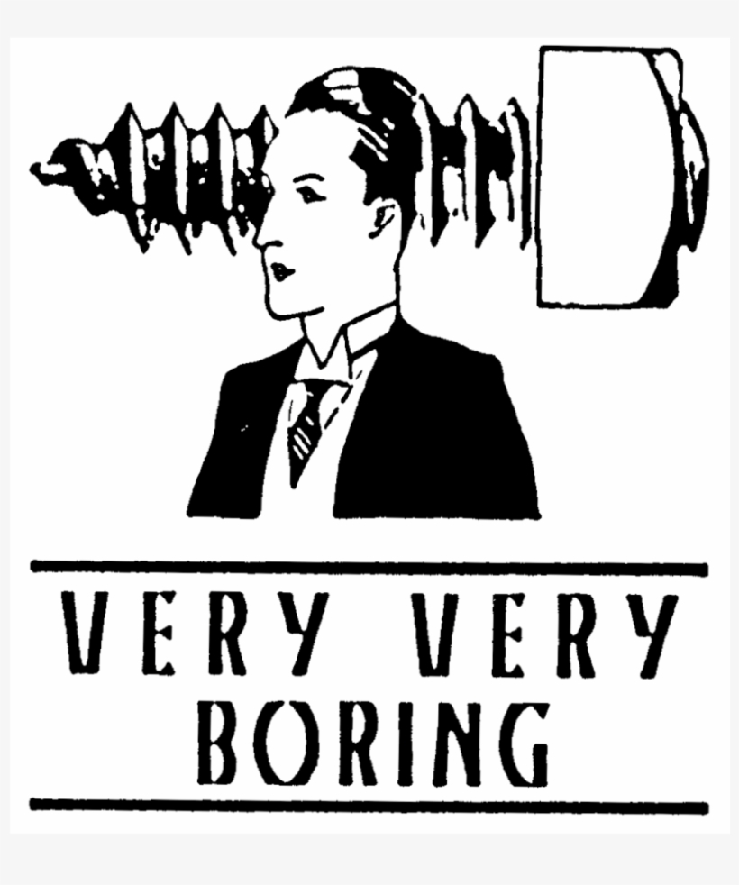 Zoom Very Very Boring Rubber Stamp - Rubber Stamping, transparent png
