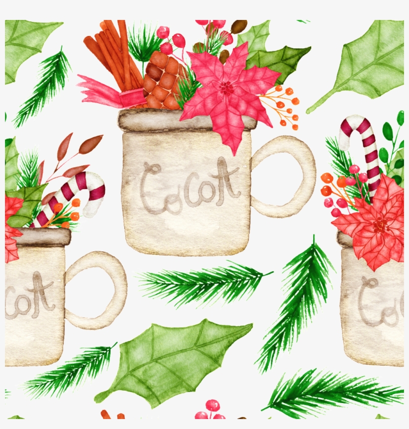 Hand Drawn Christmas Decoration Background Png Transparent - Portable Network Graphics, transparent png