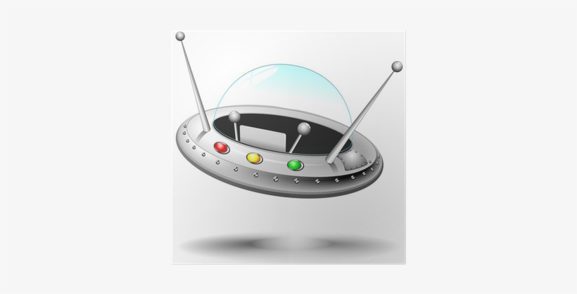 Astronave Navetta Spaziale Ufo Cartoon Spaceship-vector - Spacecraft, transparent png
