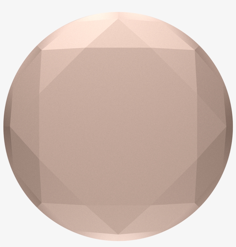 Rose Gold Metallic Diamond - Rose Gold Metallic Diamond Popsockets Popgrip, transparent png