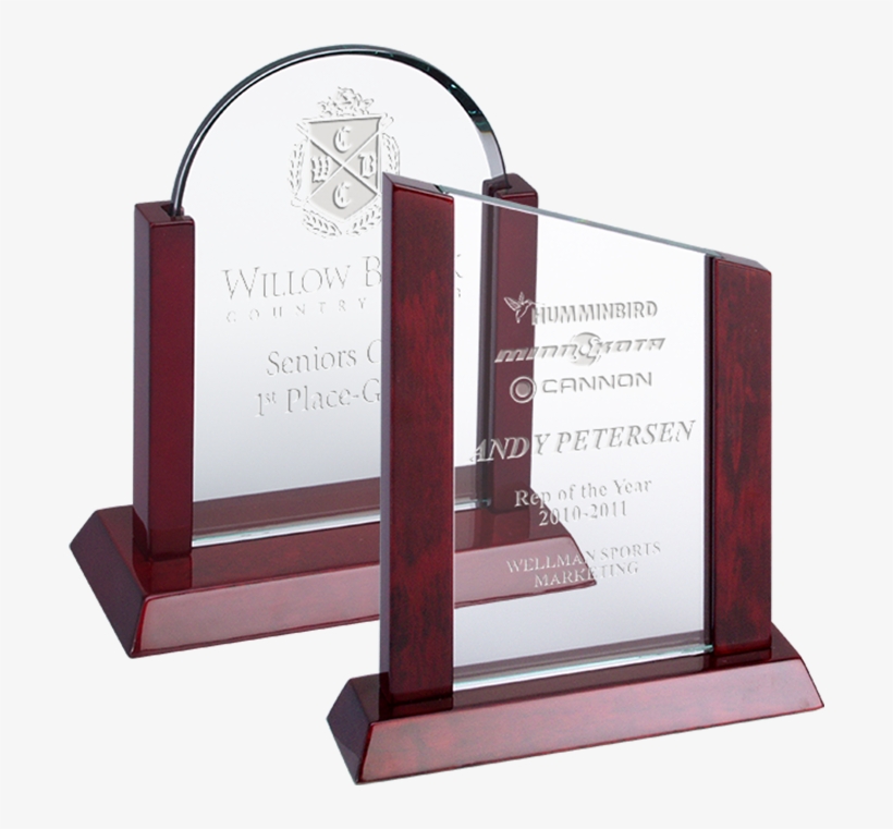 Glass Dome Or Peak On Rosewood - Glass Dome Award W/ Rosewood Base (9") Quantity(1), transparent png