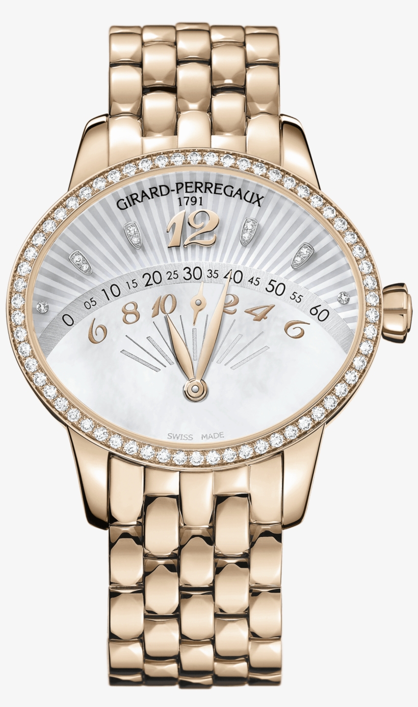 Cat's Eye Retrograde Ref - Girard-perregaux 80495d52a251-ck2a Retrograde Grey, transparent png