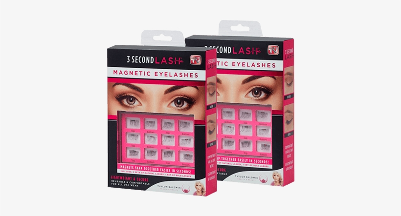 3 Second Lash - Pestañas Magneticas Second Lash, transparent png