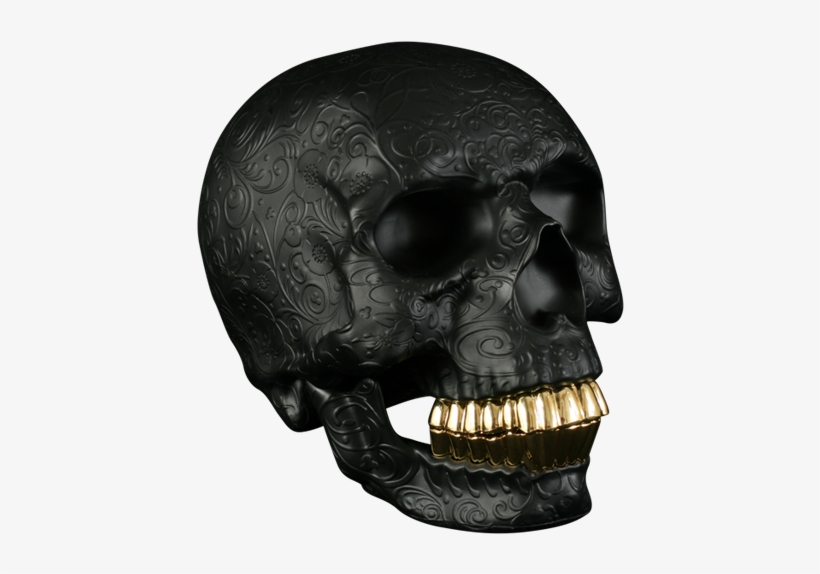 Ssureal From The Cradle To The Grave By Ssur - Череп С Золотыми Зубами, transparent png